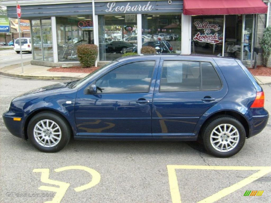 2006 Golf GLS 4 Door - Indigo Blue Metallic / Black photo #2