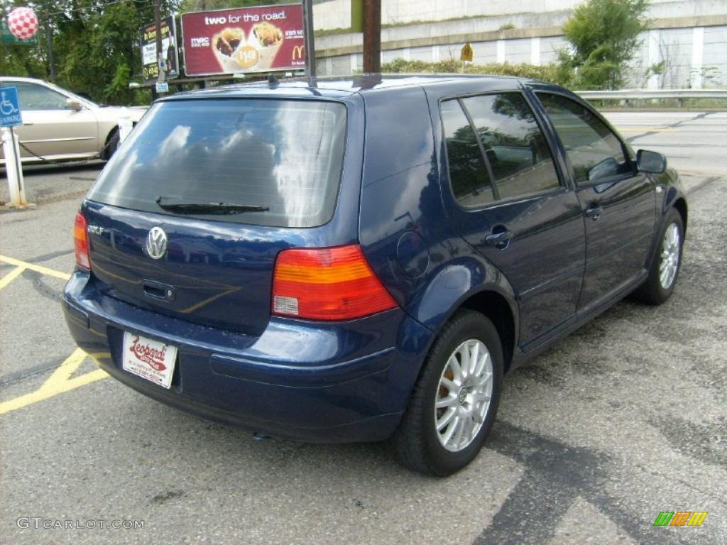 2006 Golf GLS 4 Door - Indigo Blue Metallic / Black photo #5