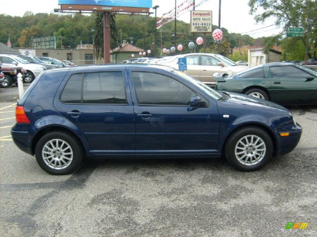 2006 Golf GLS 4 Door - Indigo Blue Metallic / Black photo #6