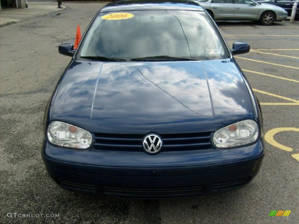 2006 Golf GLS 4 Door - Indigo Blue Metallic / Black photo #8