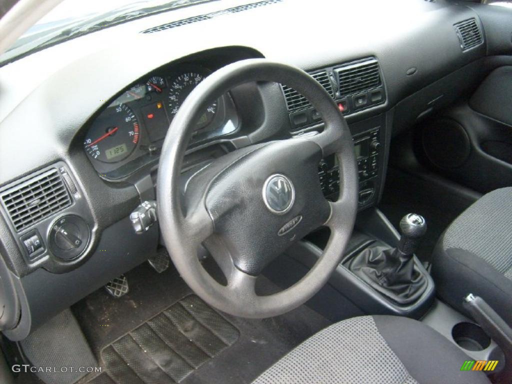2006 Golf GLS 4 Door - Indigo Blue Metallic / Black photo #11