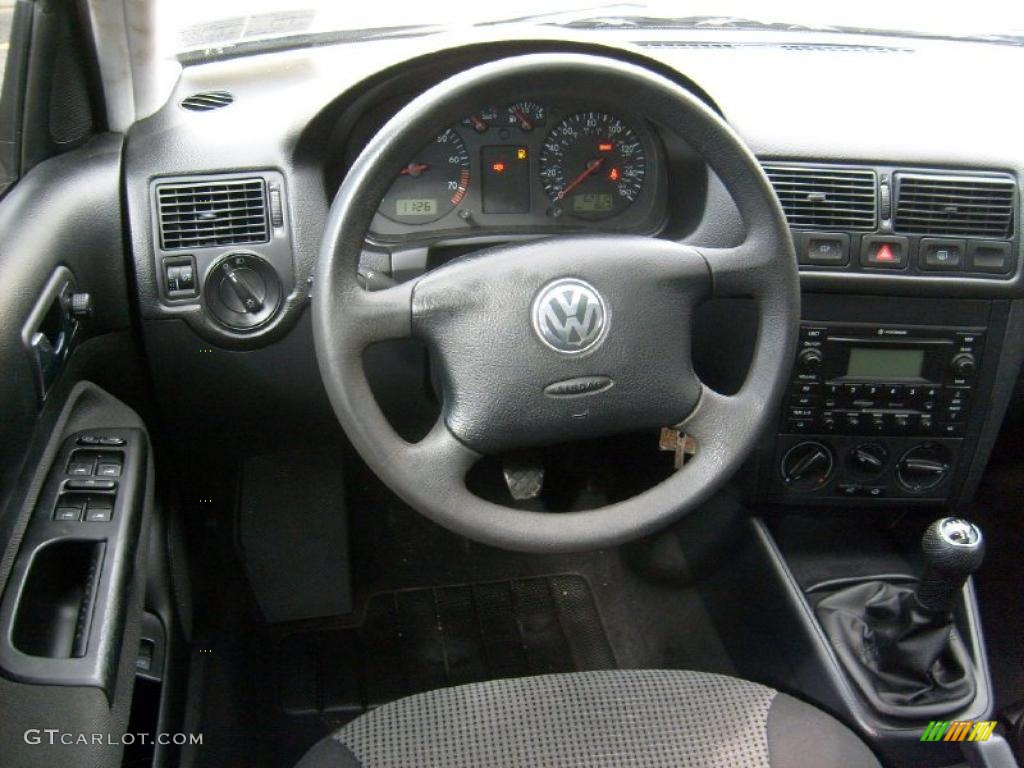 2006 Golf GLS 4 Door - Indigo Blue Metallic / Black photo #15