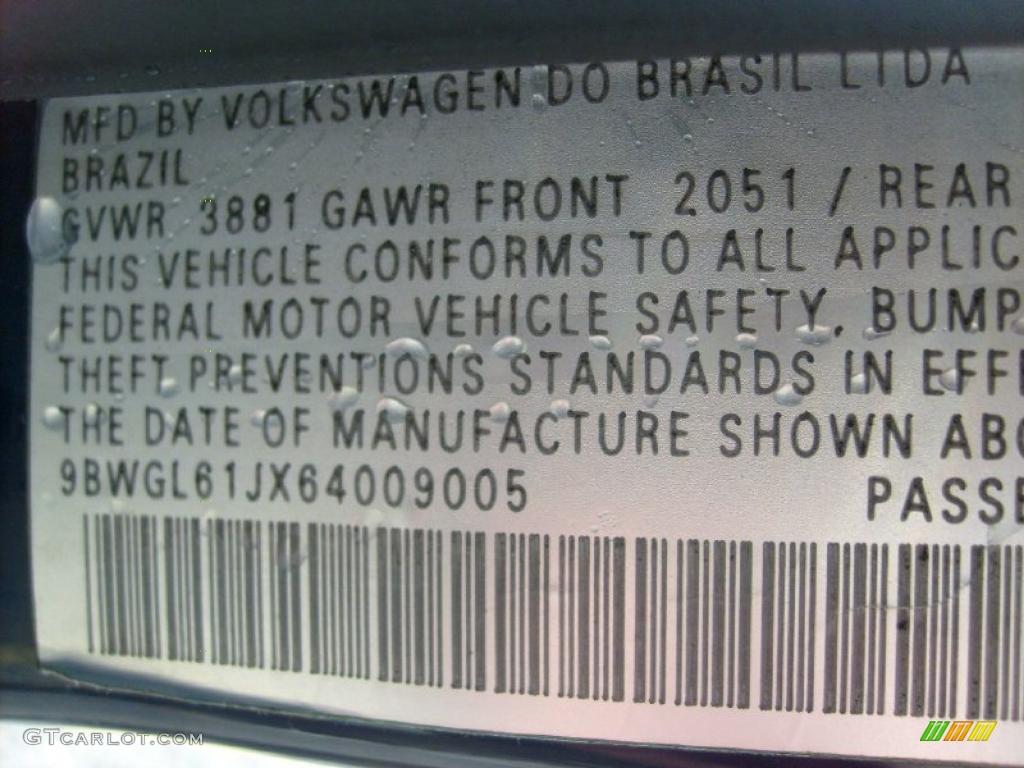 2006 Golf GLS 4 Door - Indigo Blue Metallic / Black photo #23