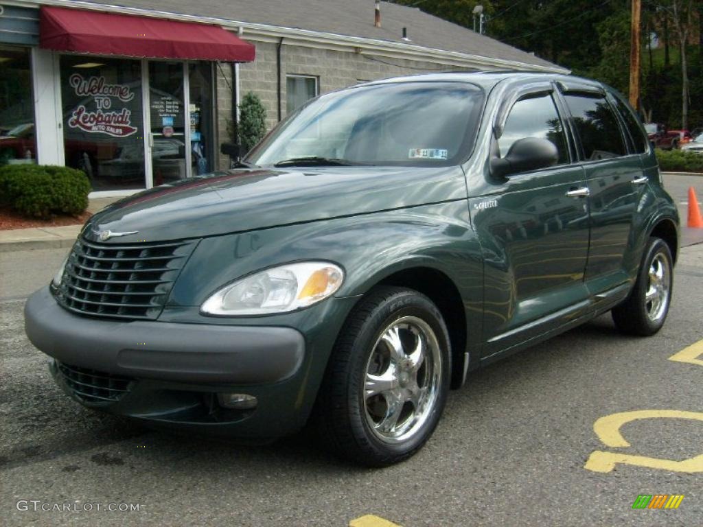 2001 PT Cruiser Limited - Shale Green Metallic / Taupe/Pearl Beige photo #1
