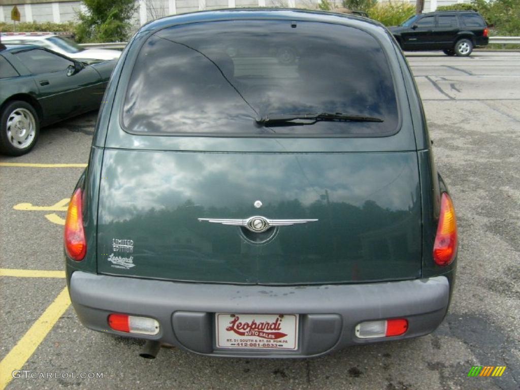2001 PT Cruiser Limited - Shale Green Metallic / Taupe/Pearl Beige photo #4
