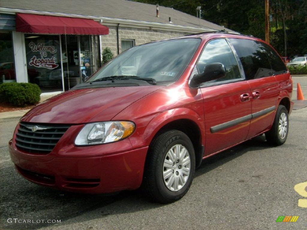 2006 Town & Country  - Inferno Red Pearl / Medium Slate Gray photo #1
