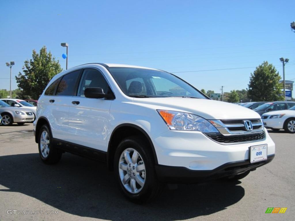 2011 CR-V SE - Taffeta White / Gray photo #7