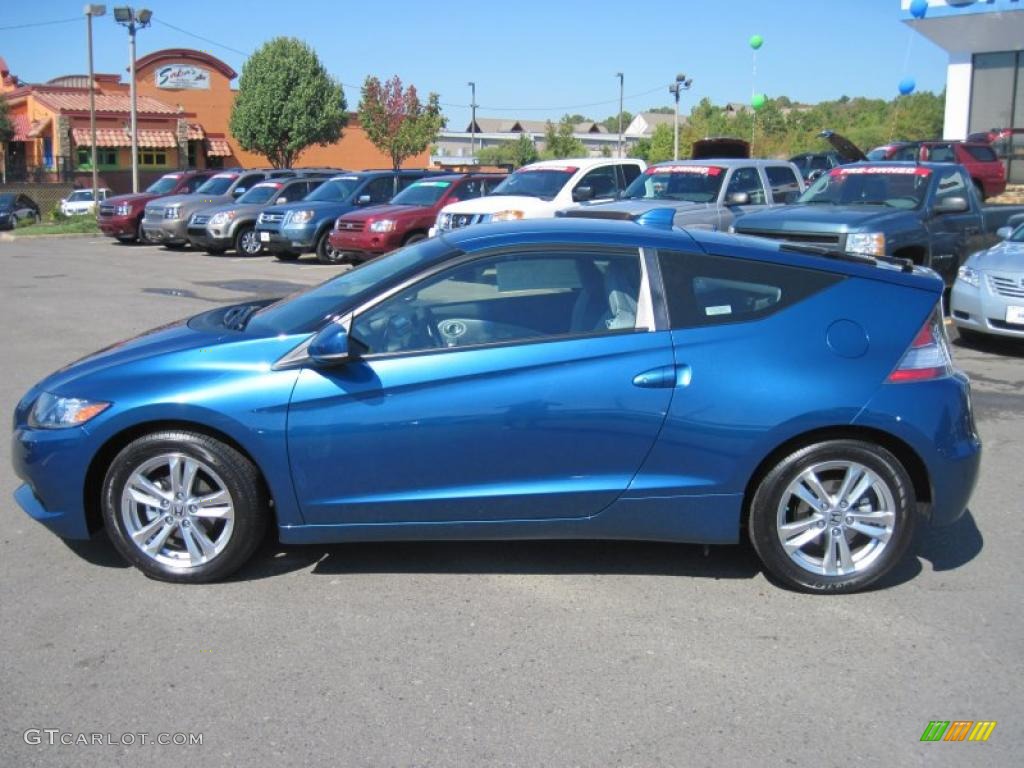 North Shore Blue Pearl 2011 Honda CR-Z EX Sport Hybrid Exterior Photo #37816497