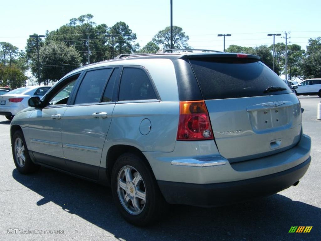 2004 Pacifica  - Satin Jade Green Pearl / Deep Jade/Light Taupe photo #3