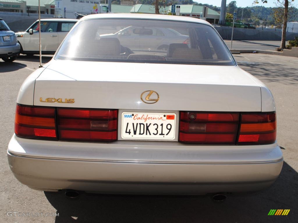 1994 LS 400 - Diamond White / Ivory photo #6