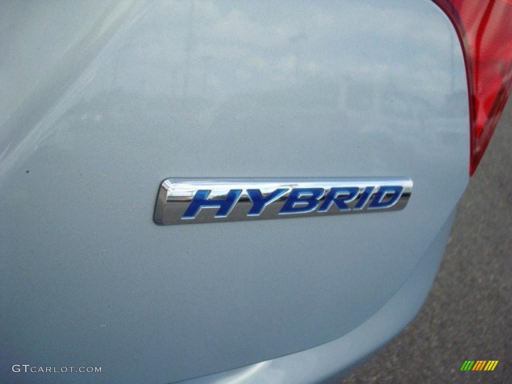 2008 Civic Hybrid Sedan - Opal Silver Blue Metallic / Ivory photo #23