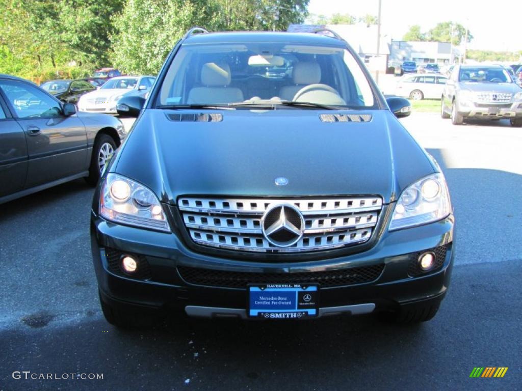 2008 ML 350 4Matic - Jade Green Metallic / Macadamia photo #1