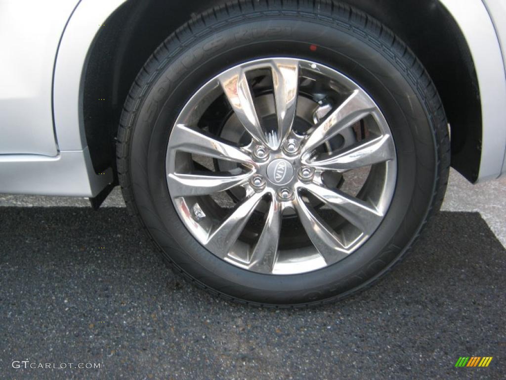 2011 Sorento SX V6 - Bright Silver / Black photo #24
