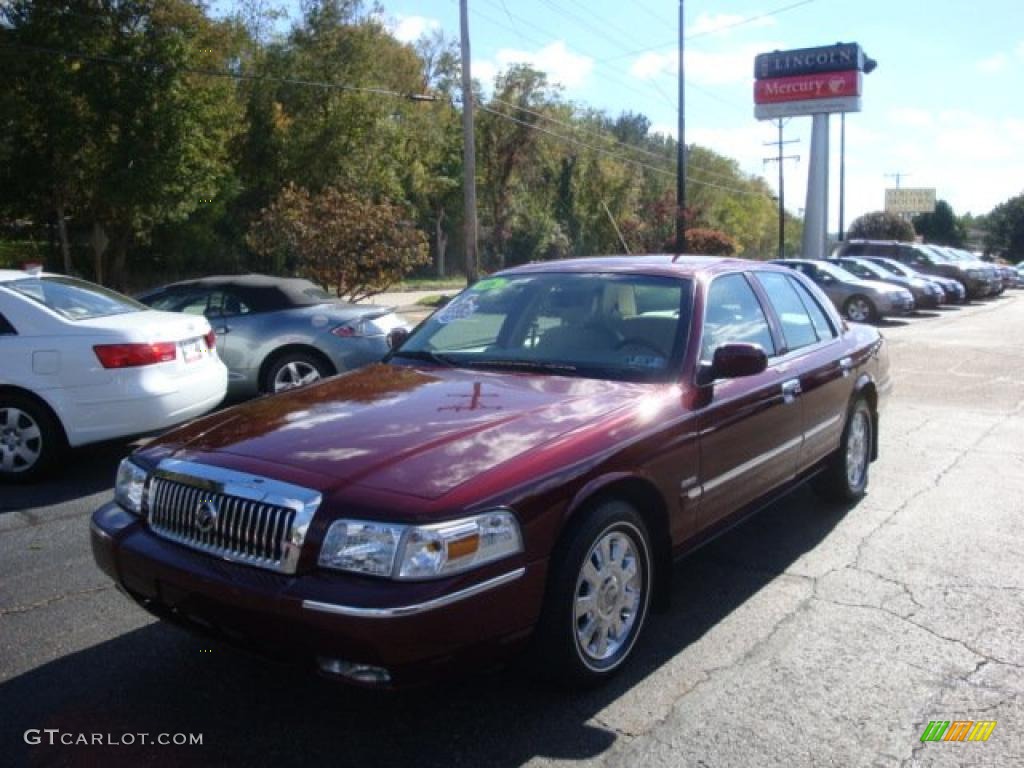 2006 Grand Marquis LS - Dark Toreador Red Metallic / Light Camel photo #1