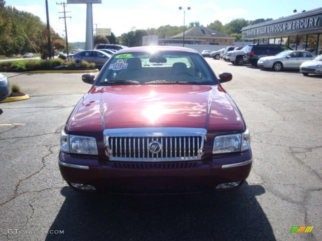 2006 Grand Marquis LS - Dark Toreador Red Metallic / Light Camel photo #6