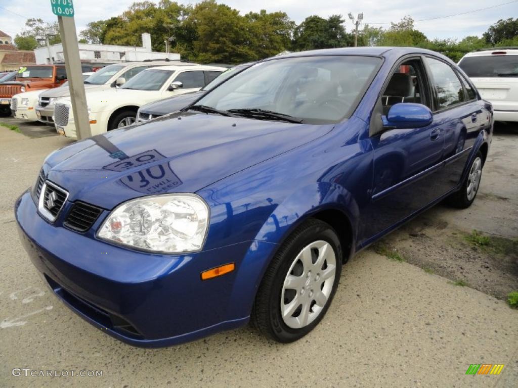 2004 Forenza S - Cobalt Blue Metallic / Gray photo #1