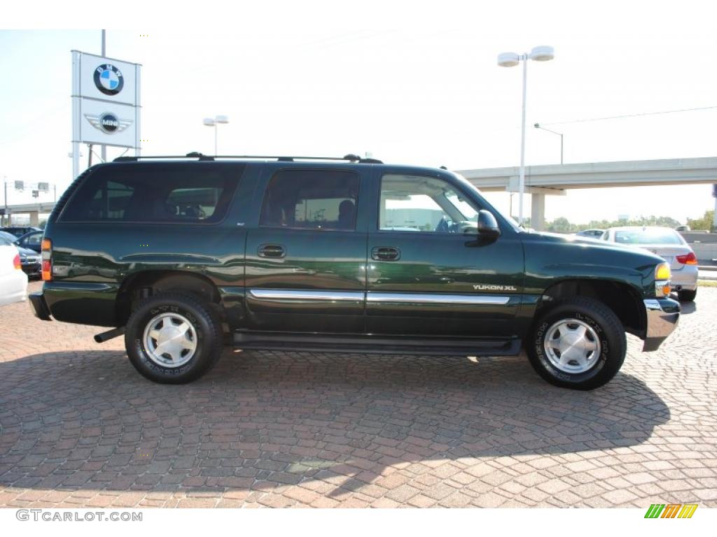 2004 Yukon XL 1500 SLT - Polo Green Metallic / Neutral/Shale photo #6