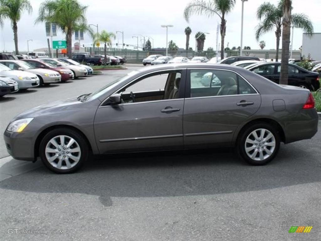 2007 Accord LX V6 Sedan - Carbon Bronze Pearl / Ivory photo #4