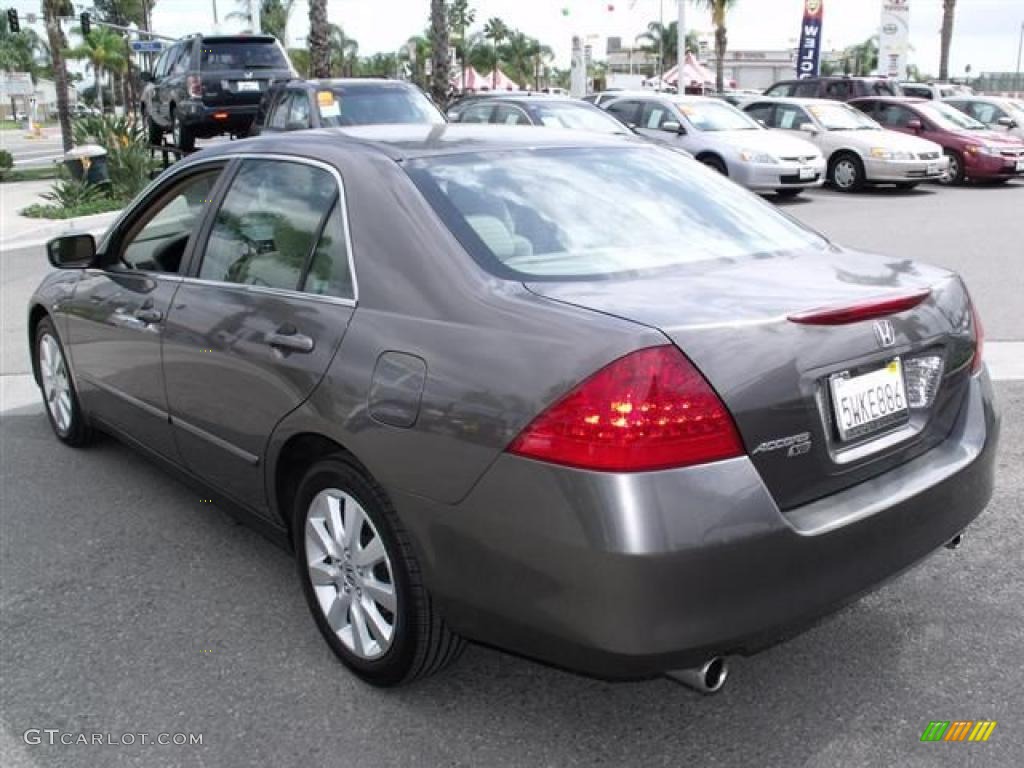 2007 Accord LX V6 Sedan - Carbon Bronze Pearl / Ivory photo #5