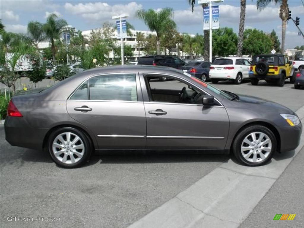 2007 Accord LX V6 Sedan - Carbon Bronze Pearl / Ivory photo #8