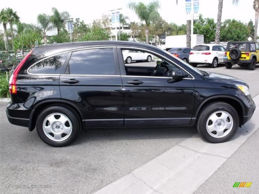 2008 CR-V LX - Nighthawk Black Pearl / Black photo #8