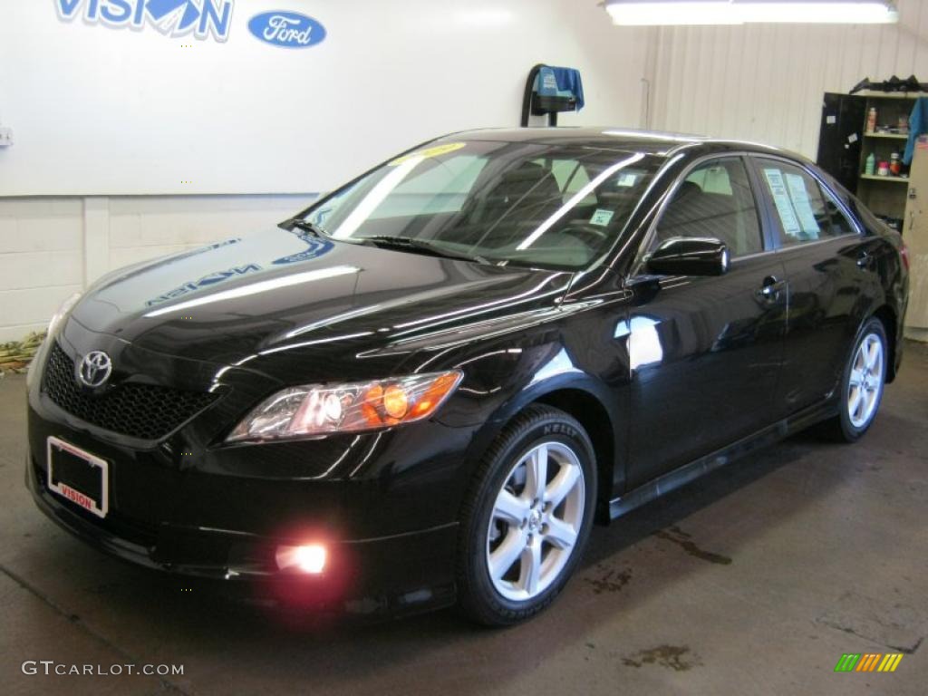 2009 Camry SE - Black / Charcoal photo #1