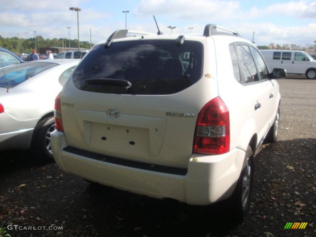 2007 Tucson GLS - Stone White / Gray photo #2
