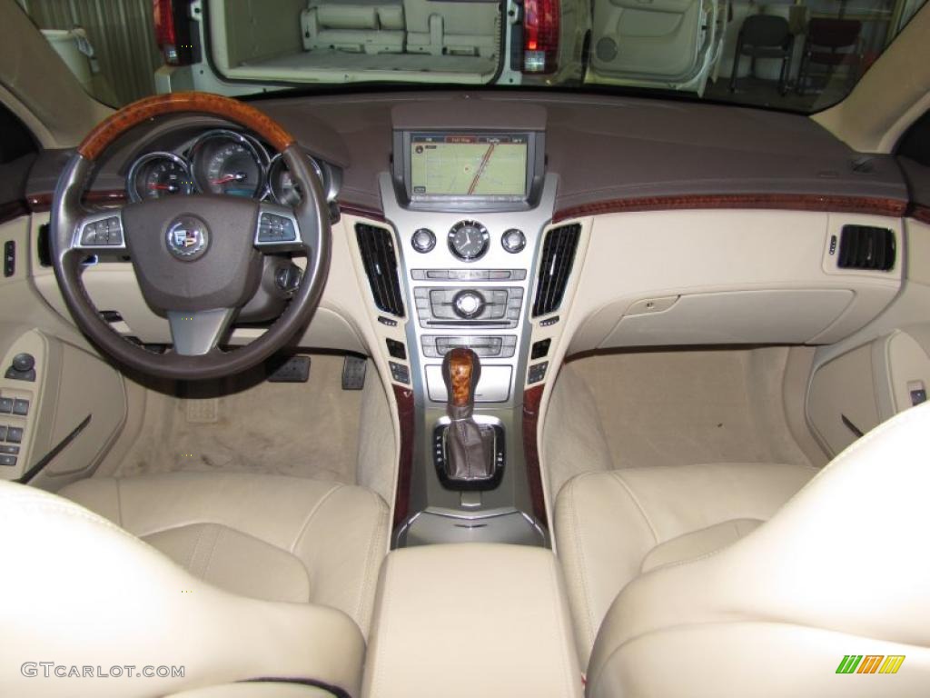 Cashmere/Cocoa Interior 2008 Cadillac CTS Sedan Photo #37830118