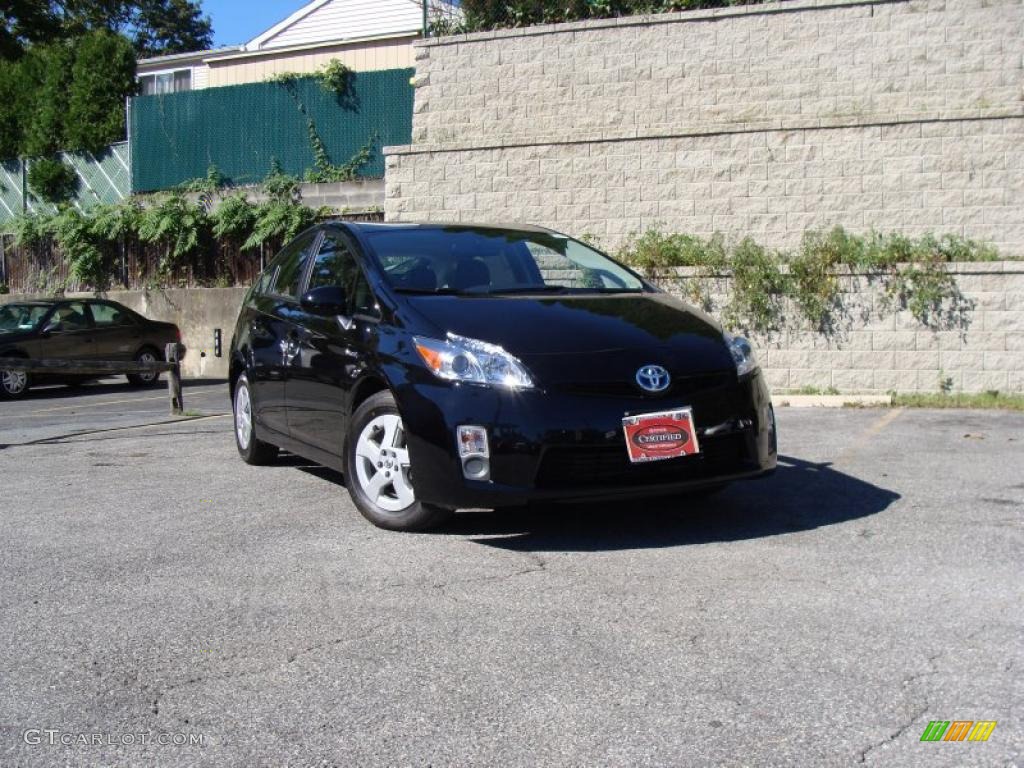 2010 Prius Hybrid II - Black / Dark Gray photo #1