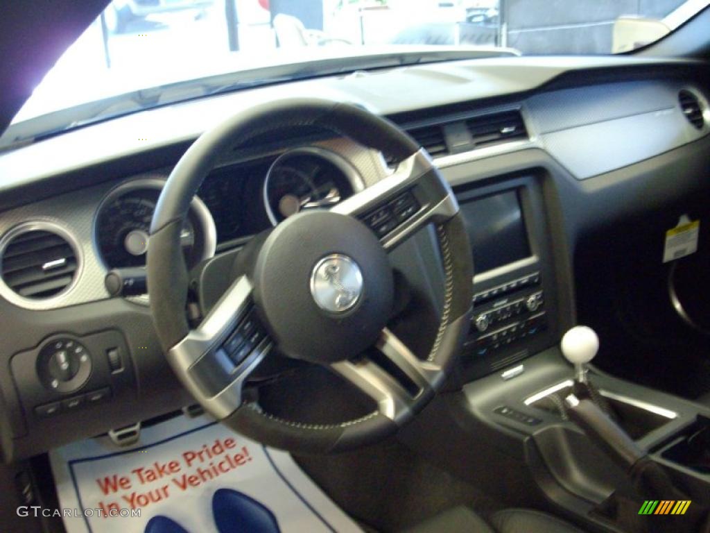 2011 Mustang Shelby GT500 SVT Performance Package Coupe - Performance White / Charcoal Black/Black photo #35