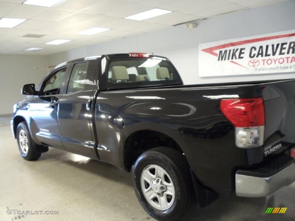 2008 Tundra Double Cab - Black / Beige photo #5