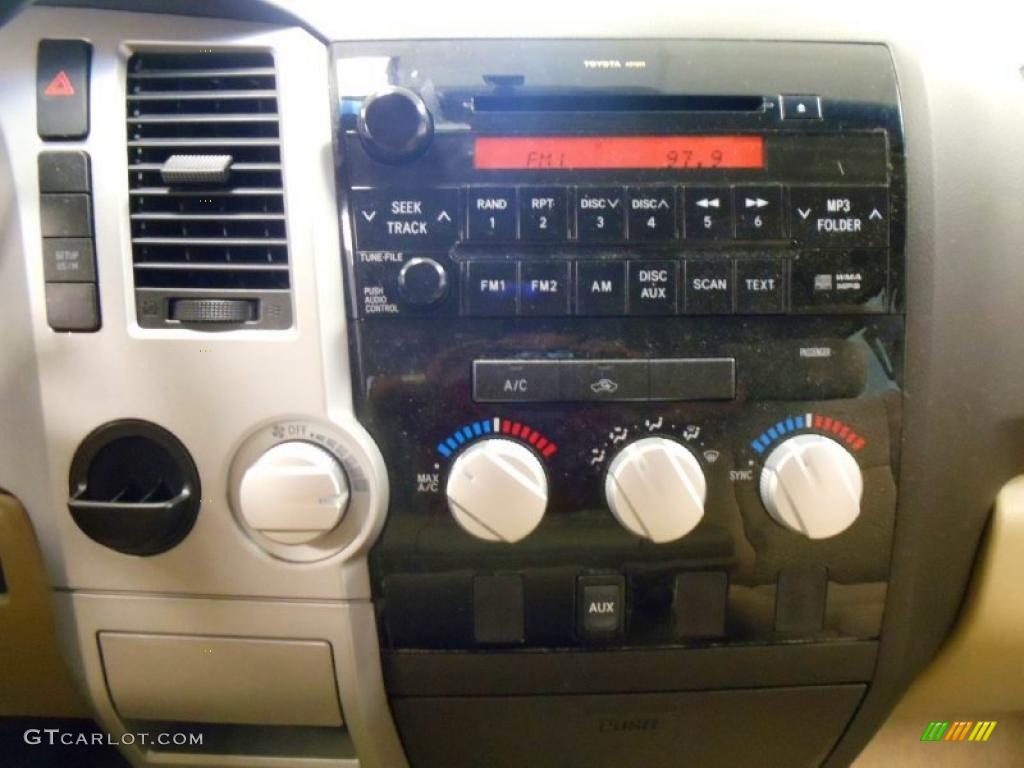 2008 Tundra Double Cab - Black / Beige photo #14