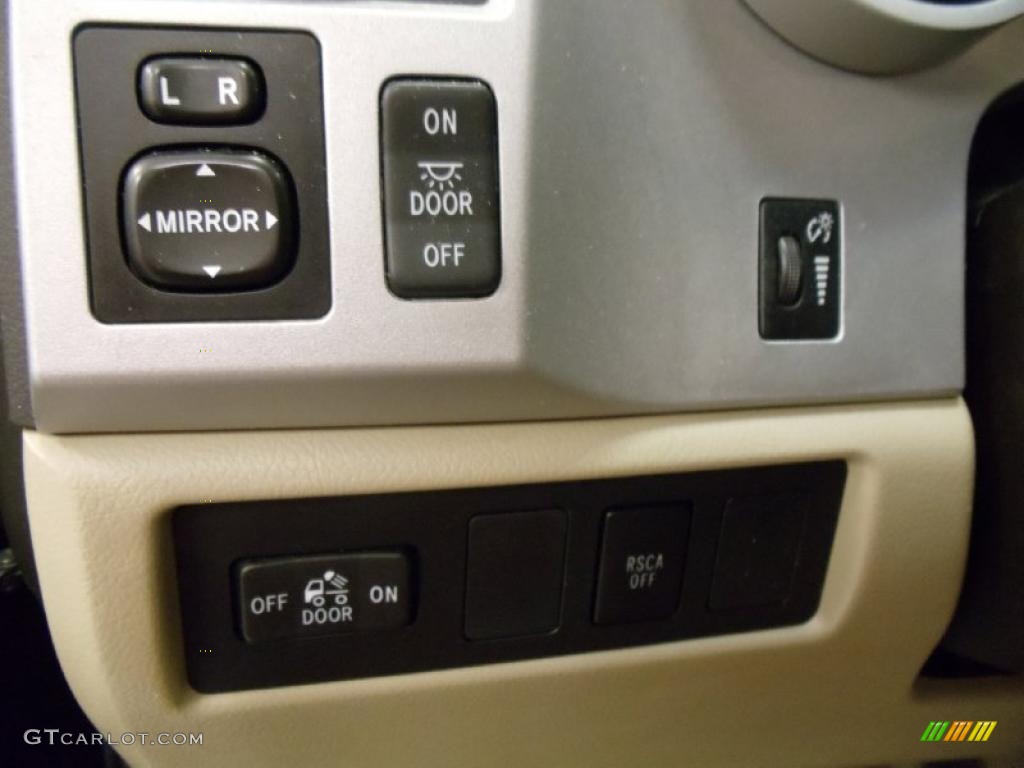 2008 Tundra Double Cab - Black / Beige photo #17