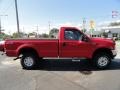 2002 Red Ford F350 Super Duty XL Regular Cab 4x4  photo #7