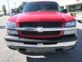2004 Victory Red Chevrolet Avalanche 1500 Z66  photo #2