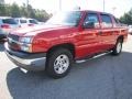 2004 Victory Red Chevrolet Avalanche 1500 Z66  photo #3