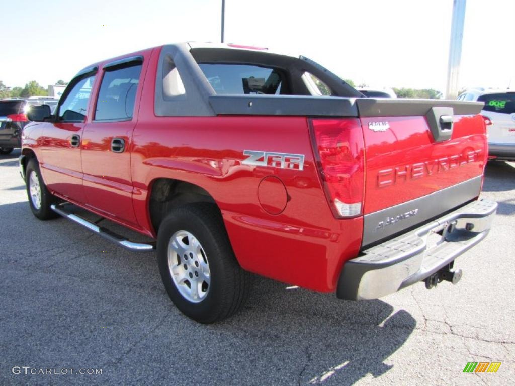 2004 Avalanche 1500 Z66 - Victory Red / Dark Charcoal photo #5