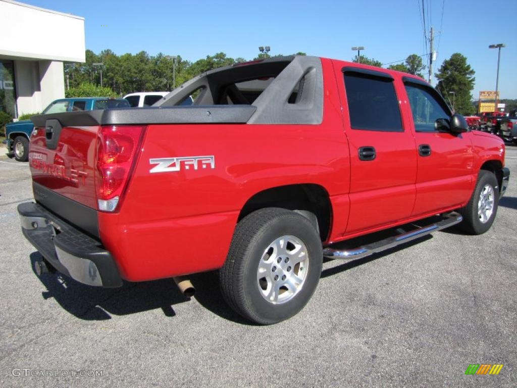 2004 Avalanche 1500 Z66 - Victory Red / Dark Charcoal photo #7