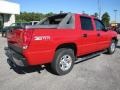 2004 Victory Red Chevrolet Avalanche 1500 Z66  photo #7