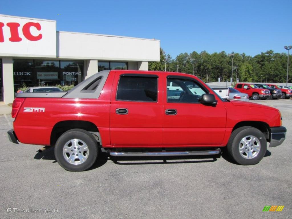 2004 Avalanche 1500 Z66 - Victory Red / Dark Charcoal photo #8