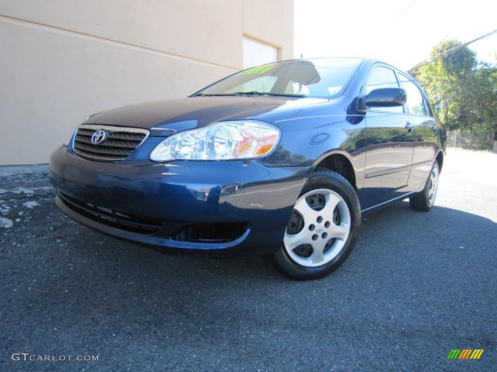 2007 Corolla CE - Indigo Ink Pearl / Stone photo #19