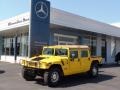 2001 Competition Yellow Hummer H1 Soft Top  photo #2