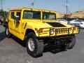 2001 Competition Yellow Hummer H1 Soft Top  photo #3