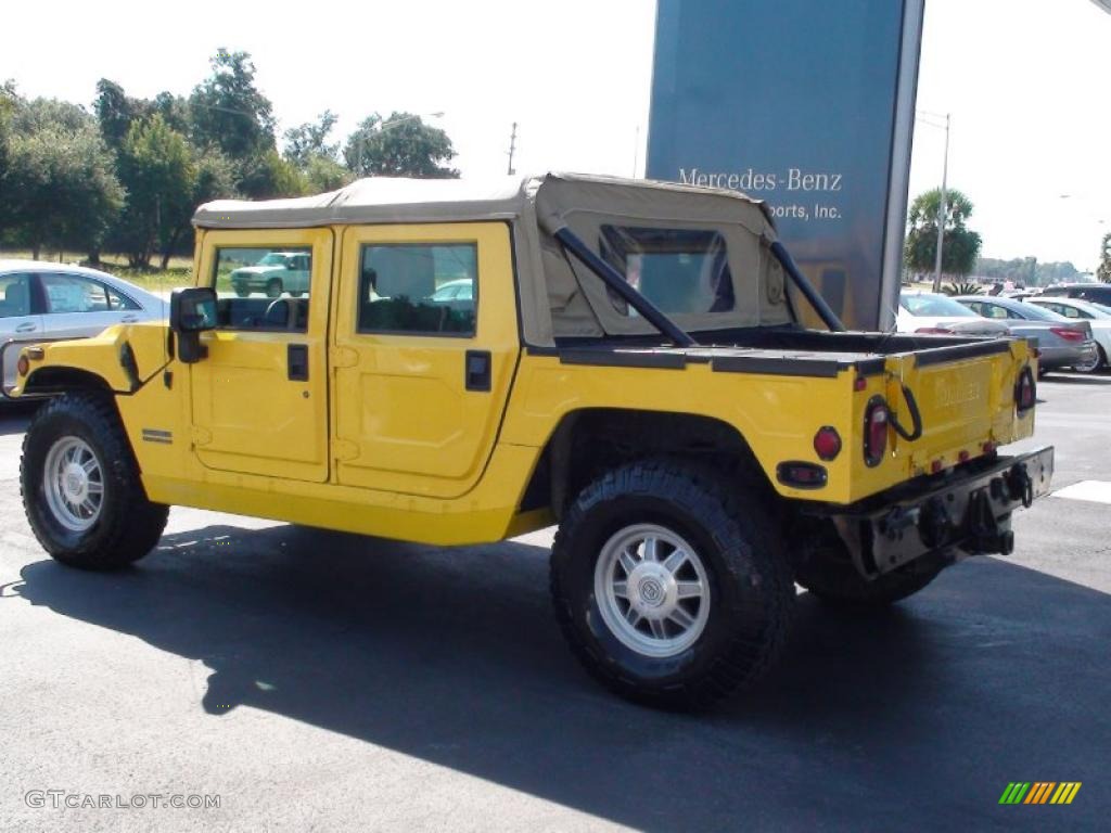 2001 H1 Soft Top - Competition Yellow / Black photo #8