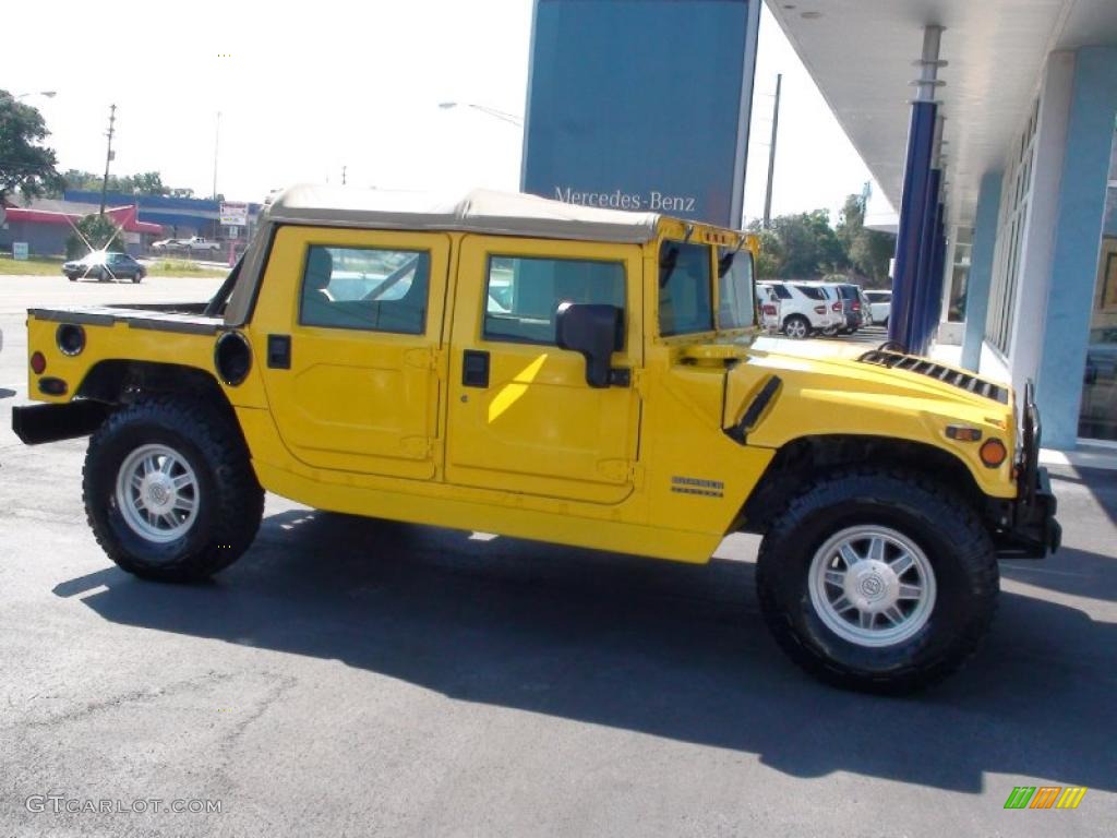2001 H1 Soft Top - Competition Yellow / Black photo #16