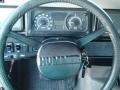 2001 Hummer H1 Black Interior Steering Wheel Photo