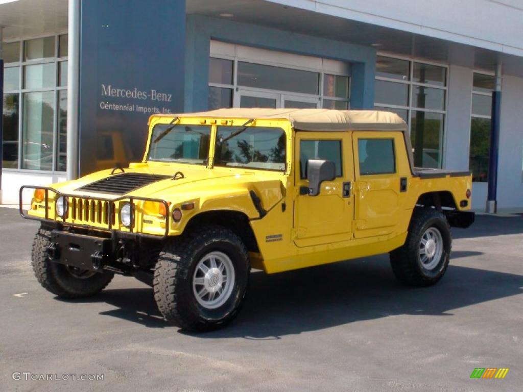 2001 H1 Soft Top - Competition Yellow / Black photo #50