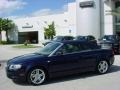 2008 Moro Blue Pearl Effect Audi A4 2.0T Cabriolet  photo #2