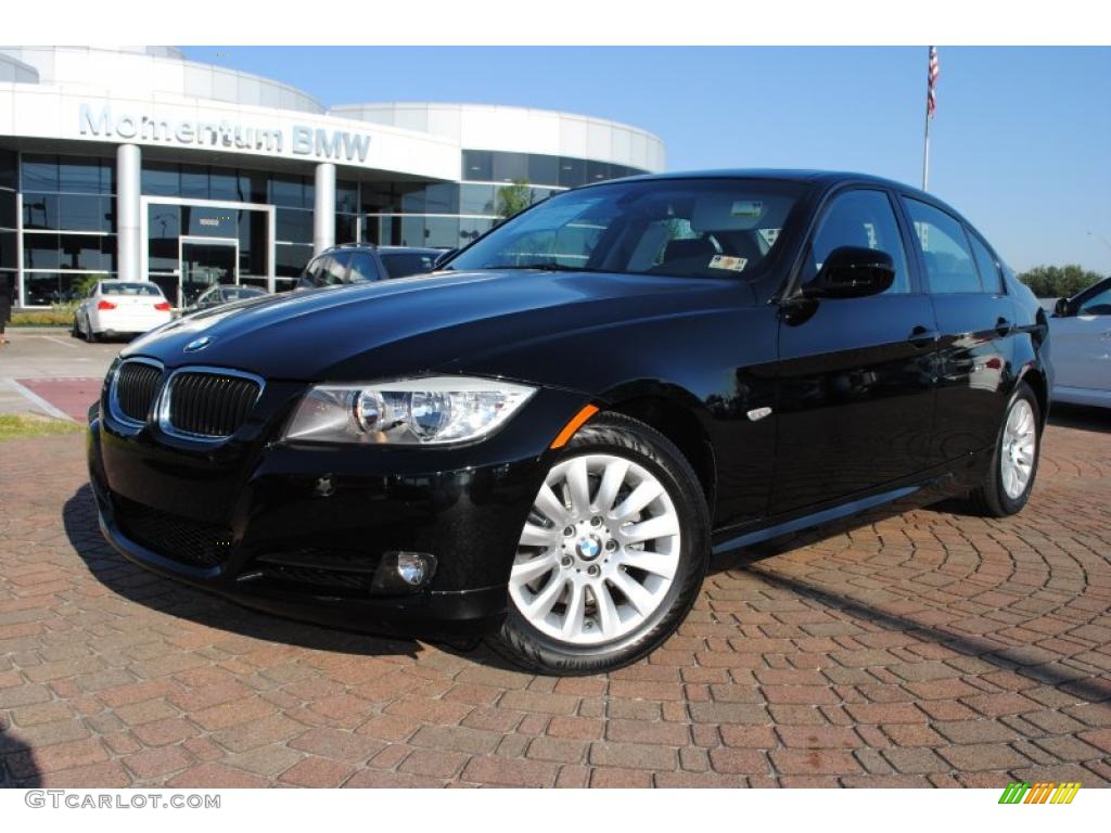 Jet Black 2009 BMW 3 Series 328i Sedan Exterior Photo #37840419