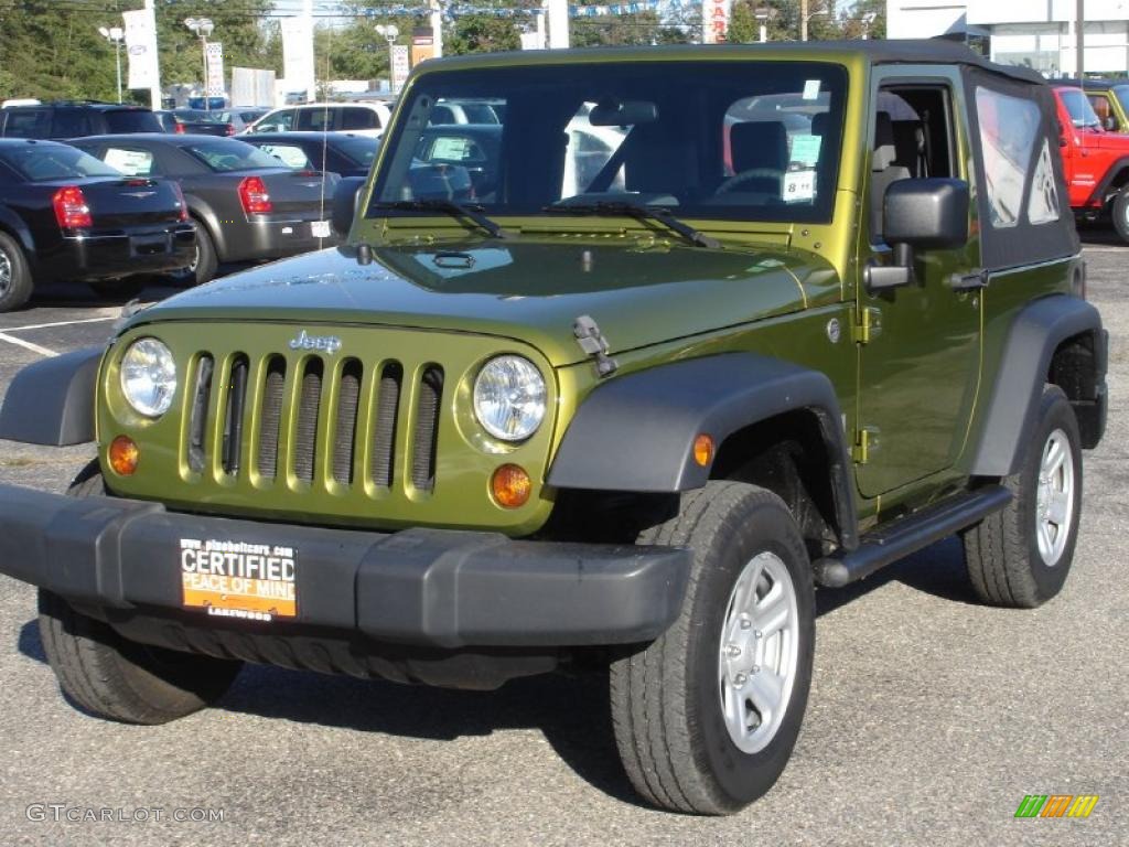 Rescue Green Metallic 2007 Jeep Wrangler X 4x4 Exterior Photo #37841879